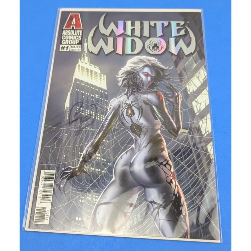 White Widow 1 NM Absolute Comics Signed Comic Book US Comics